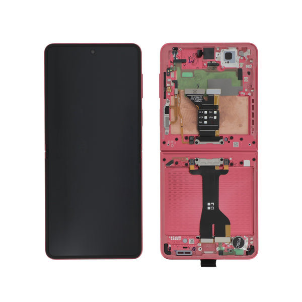 Écran complet Galaxy Z Flip7 – Corail – Original Samsung (Service Pack)