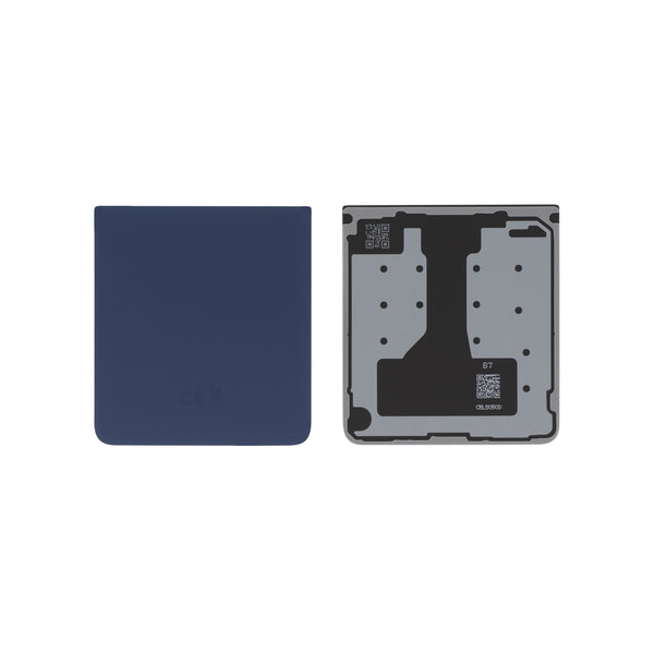 Vitre arrière Galaxy Z Flip7 – Bleu Nuit – Original Samsung (Service Pack)