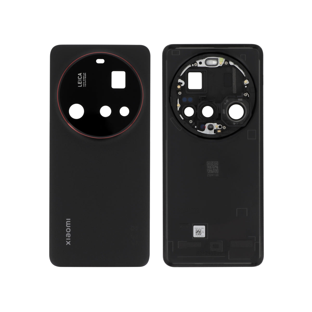 Vitre arrière Xiaomi 15 Ultra – Noir – Original Xiaomi (Service Pack)