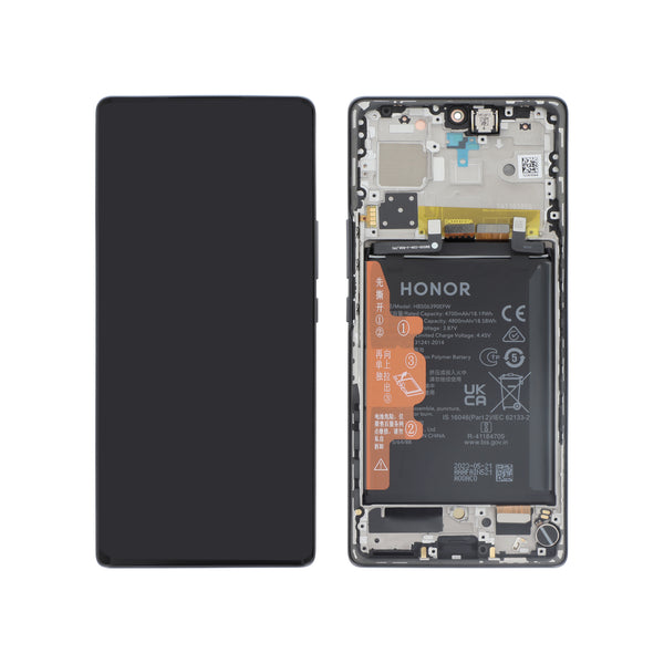 Écran complet Honor 70 – Noir – Original Honor (Service Pack) – batterie intégrée