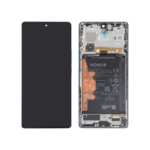 Écran complet Honor 70 – Vert Emeraude – Original Honor (Service Pack) – batterie intégrée