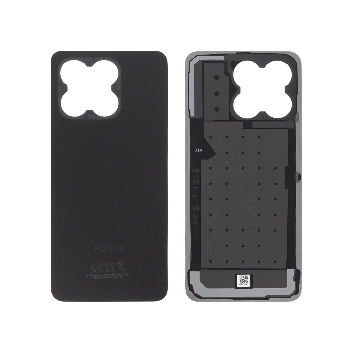 Vitre arrière Honor X8a – Noir – Original Honor (Service Pack)