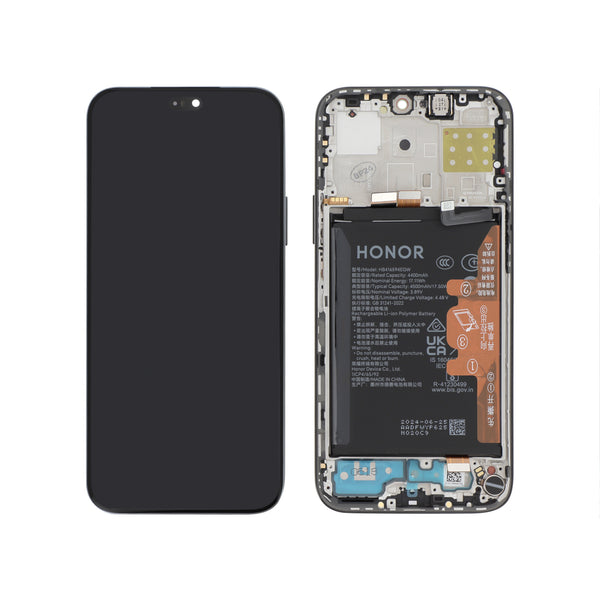 Écran complet Honor 200 Lite / X8b – Noir – Original Honor (Service Pack) – batterie intégrée