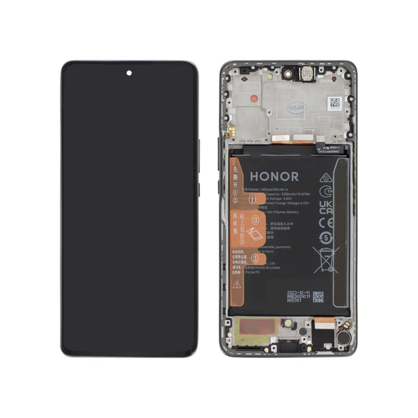 Écran complet Honor Magic6 Lite – Noir – Original Honor (Service Pack) – batterie intégrée