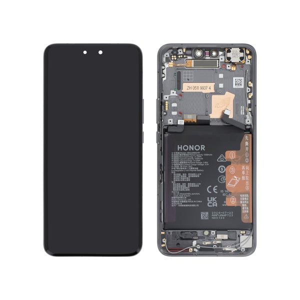 Écran complet Honor Magic6 Pro – Noir – Original Honor (Service Pack) – batterie intégrée