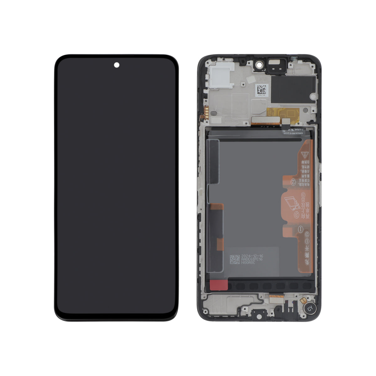Écran complet Honor 200 Smart – Noir – Original Honor (Service Pack) – batterie intégrée
