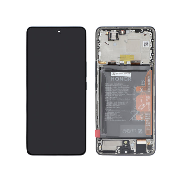 Écran complet titanium black Honor Magic7 Lite – Original Honor (Service Pack) – batterie intégrée