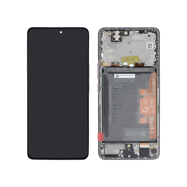 Écran complet titanium purple Honor Magic7 Lite – Original Honor (Service Pack) – batterie intégrée