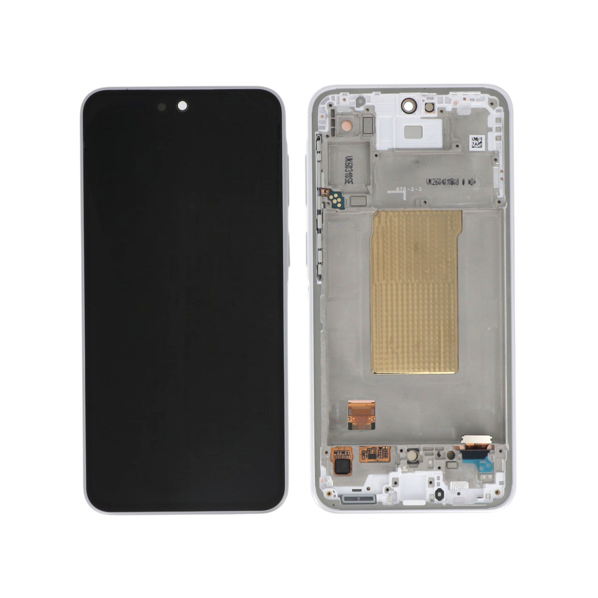 Écran complet Galaxy A37 – Blanc – Original Samsung (Service Pack)