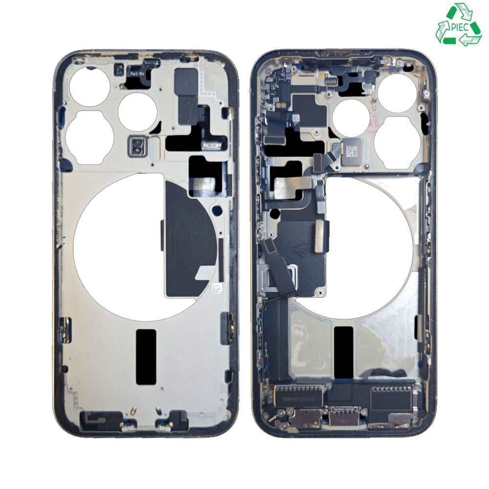 Châssis complet iPhone 15 Pro – Titane Blanc – Original démonté