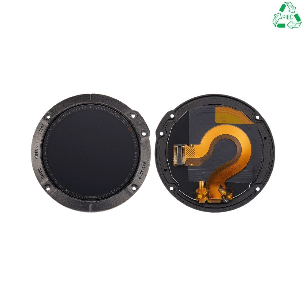 Écran complet avec châssis GARMIN Fēnix 6 / Fēnix 6 Pro – Noir – Original démonté
