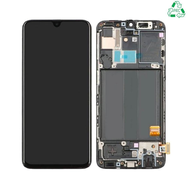 Écran complet avec châssis Galaxy A40 – Noir – Original reconditionné