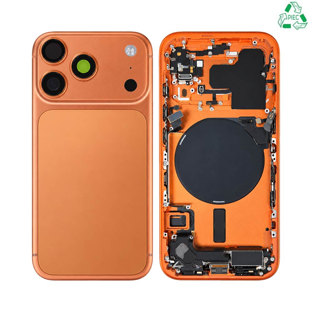 Châssis équipé iPhone 17 Pro – Orange cosmique – Compatible