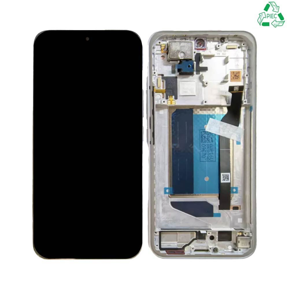 Écran complet avec châssis Xiaomi Poco M8 Pro 5G – Argent – Original démonté