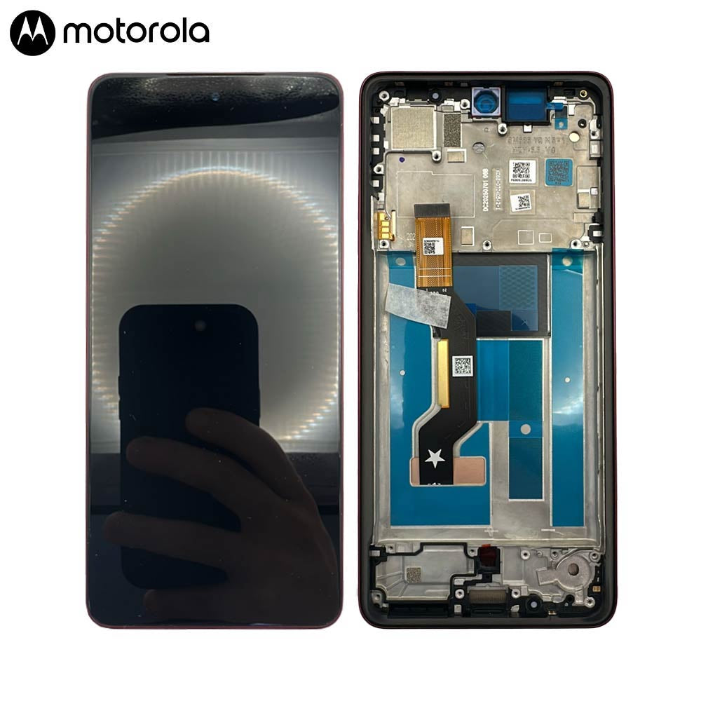 Écran complet Motorola Moto G86 Power – Rouge chrysanthème – Original