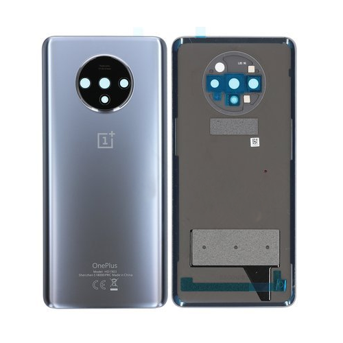 Vitre arrière OnePlus 7T – Argent – Compatible Premium