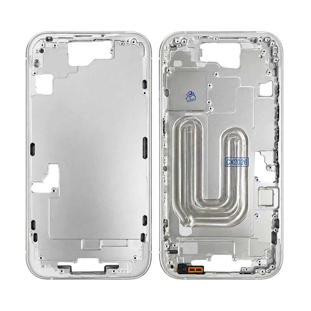 Châssis nu iPhone 16 – Blanc – Compatible Premium