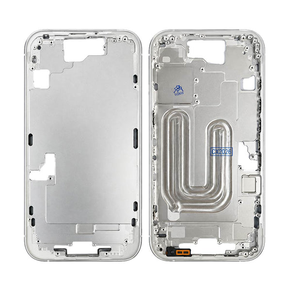 Châssis nu iPhone 16 – Blanc – Compatible Premium