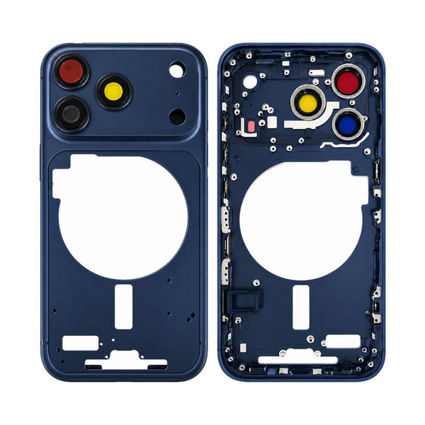 Châssis nu iPhone 17 Pro – Bleu intense – Compatible