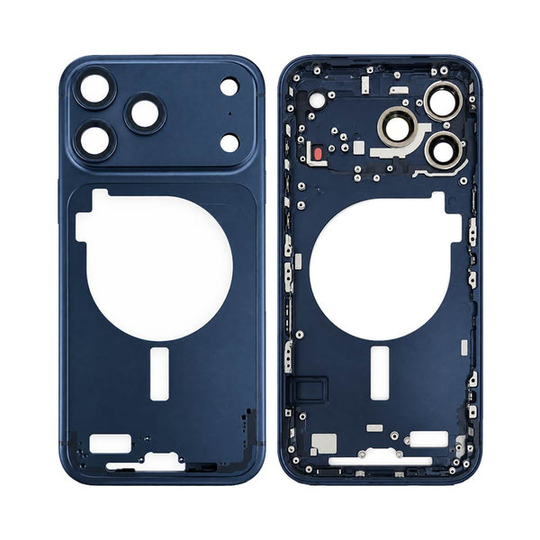 Châssis nu iPhone 17 Pro Max – Bleu intense – Compatible