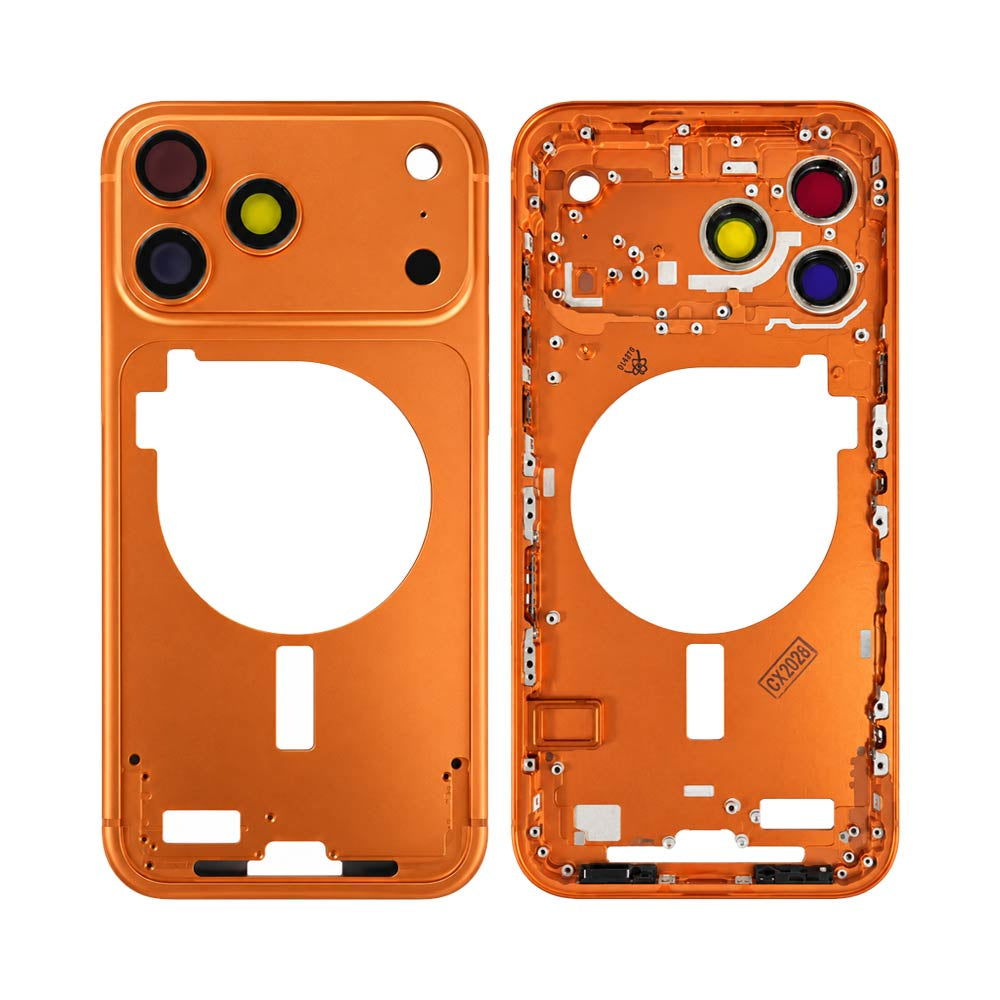 Châssis nu iPhone 17 Pro Max – Orange cosmique – Compatible