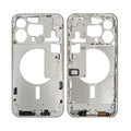 Châssis nu iPhone 15 Pro Max – Titane Blanc – Compatible Premium