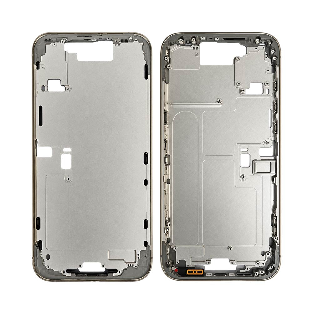 Châssis nu iPhone 16 Pro Max – Titane Naturel – Compatible Premium