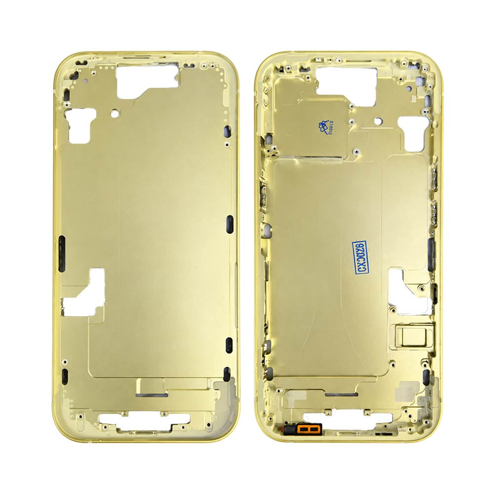 Châssis nu iPhone 15 – Jaune – Compatible Premium