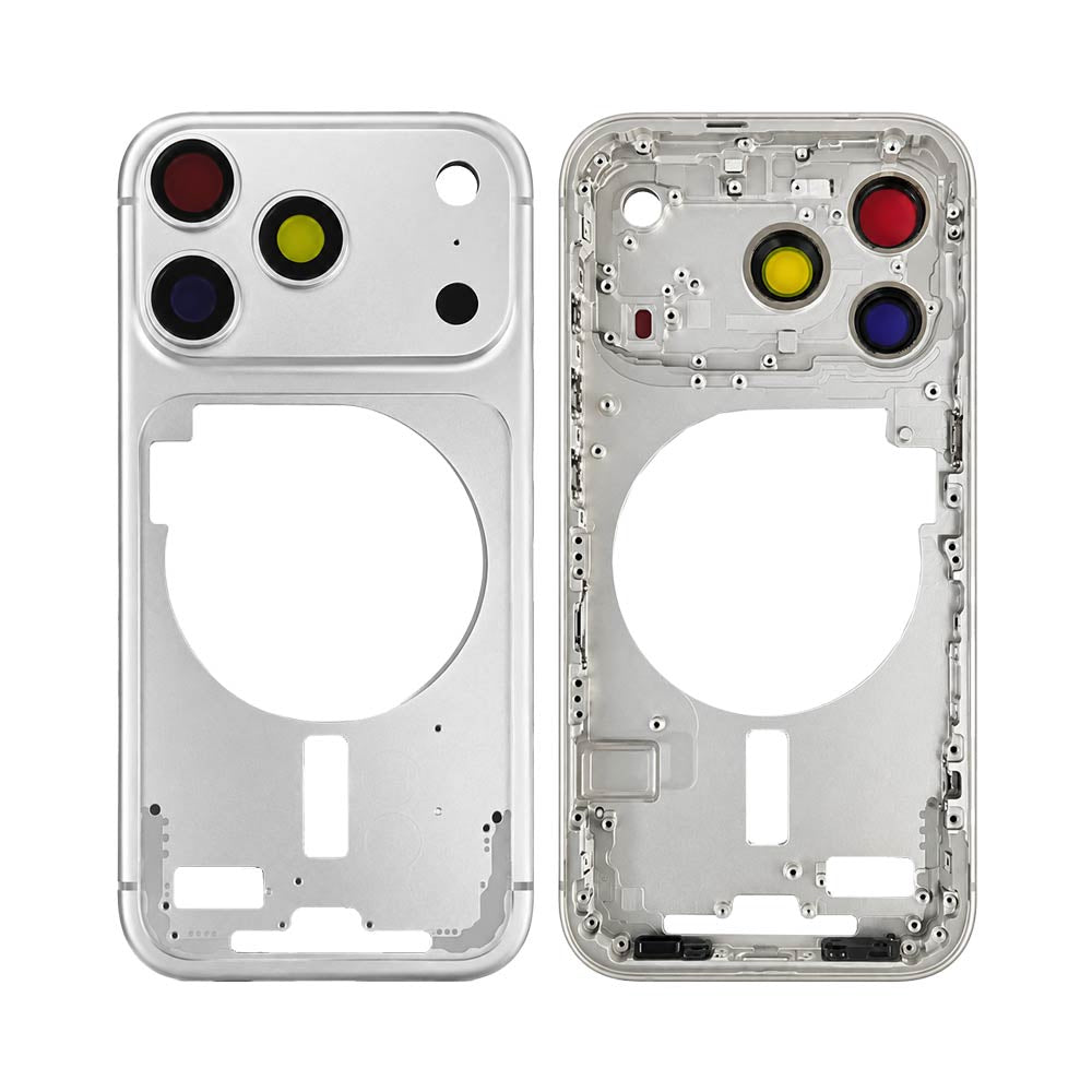 Châssis nu iPhone 17 Pro – Argent – Compatible