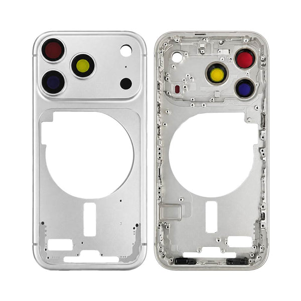 Châssis nu iPhone 17 Pro – Argent – Compatible