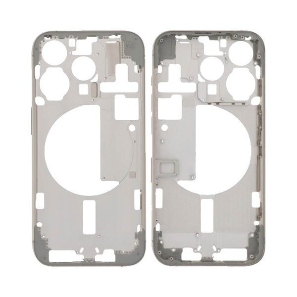 Châssis nu iPhone 15 Pro – Titane Naturel – Compatible Premium