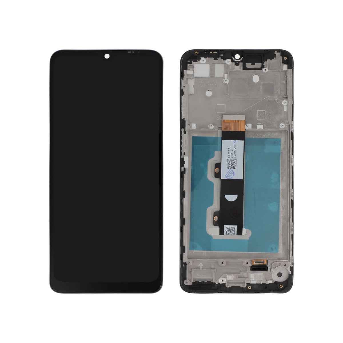 Écran complet Moto E22i – Noir – Compatible LCD – avec châssis