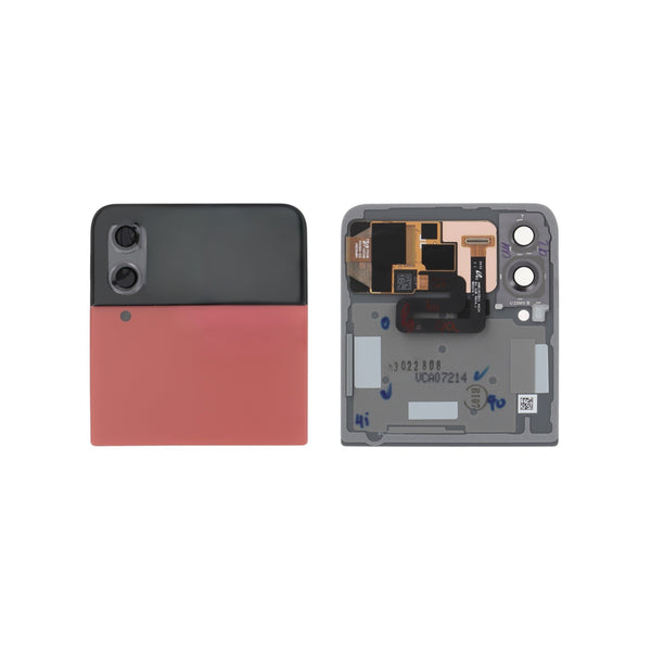 Vitre arrière supérieure Galaxy Z Flip4 – Rouge – Original Samsung (Service Pack)