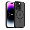 Coque MagSafe Silicone Noir iPhone 12