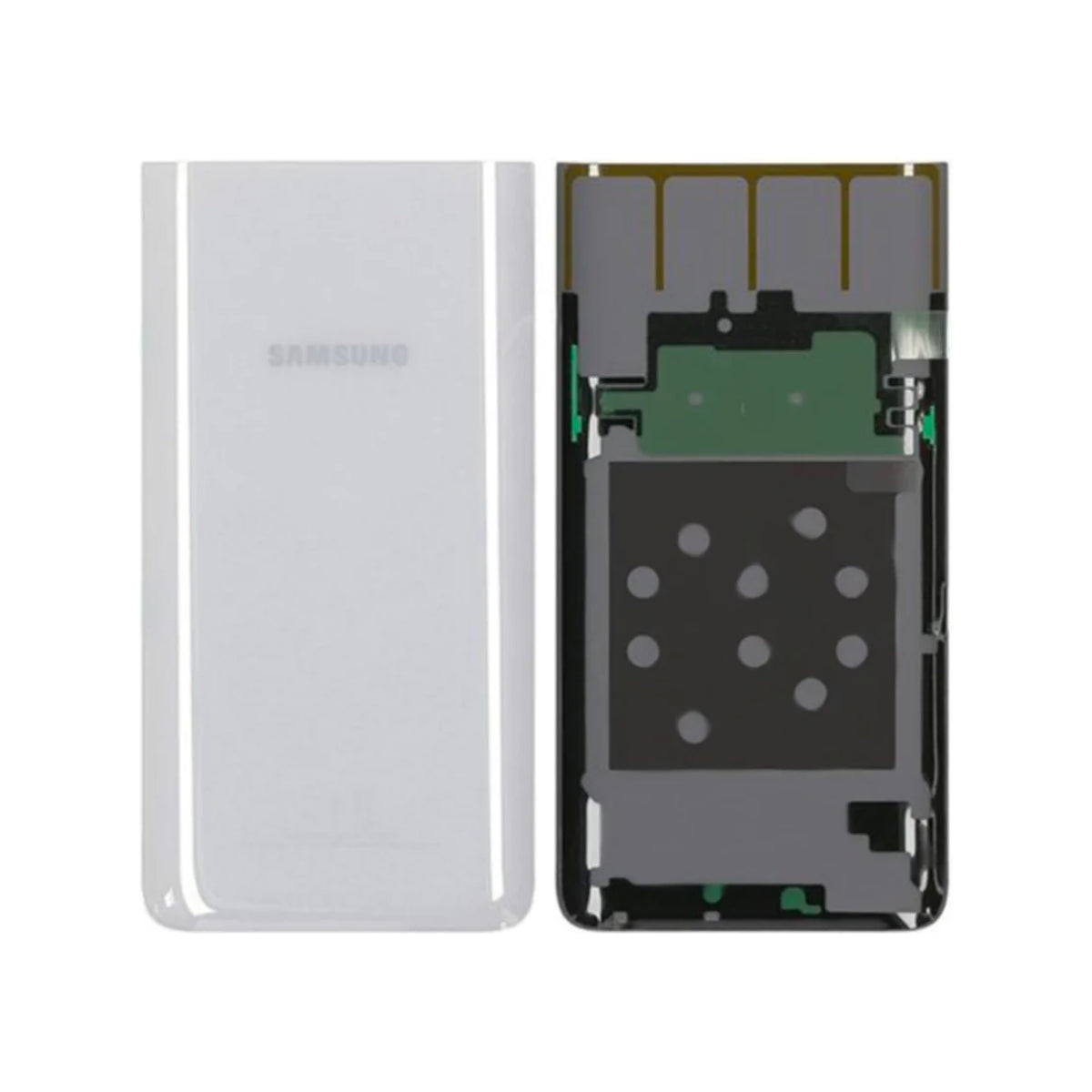 Vitre arrière Galaxy A80 – Argent – Original Samsung (Service Pack)