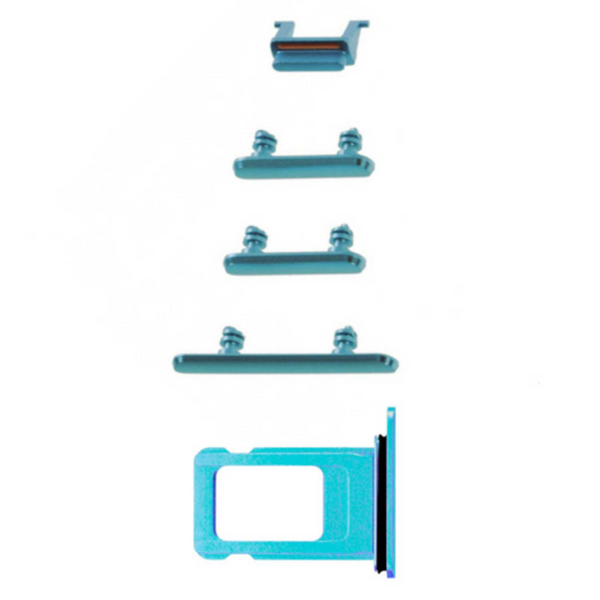 Kit bouton iPhone XR – Bleu – Compatible