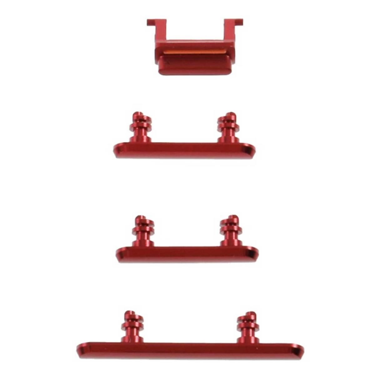 Kit bouton iPhone XR – Rouge – Compatible