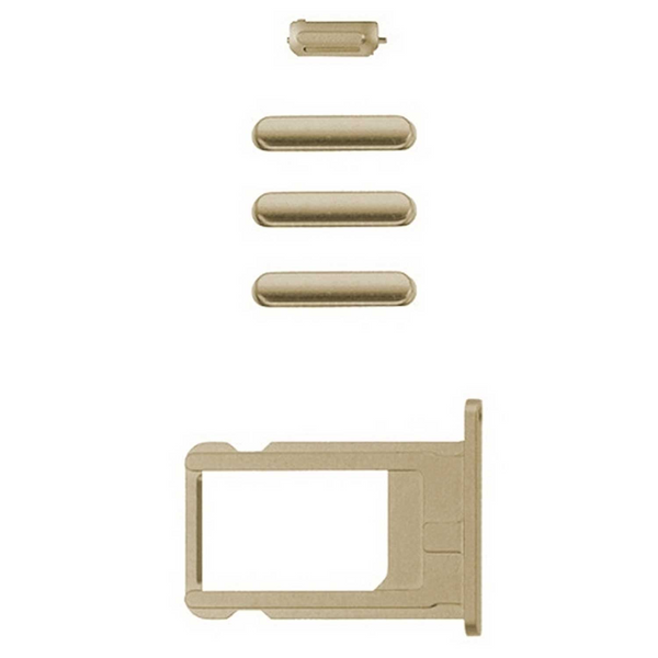 Kit bouton iPhone XS – Or – Compatible
