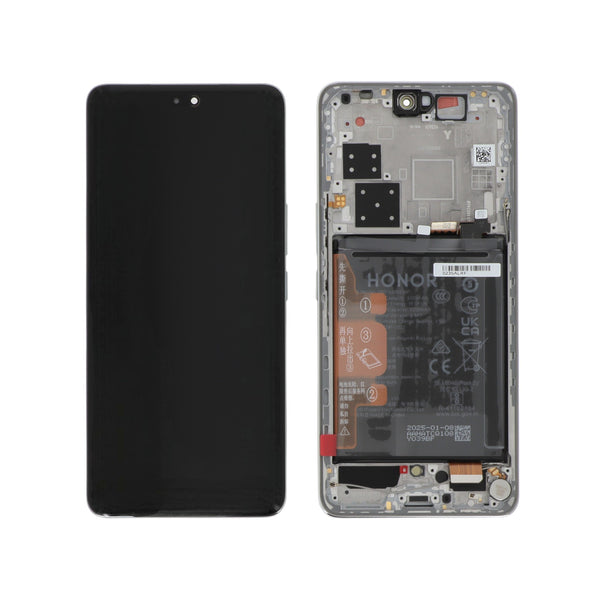 Écran complet Honor 200 Pro – Blanc – Original Honor (Service Pack) – batterie intégrée