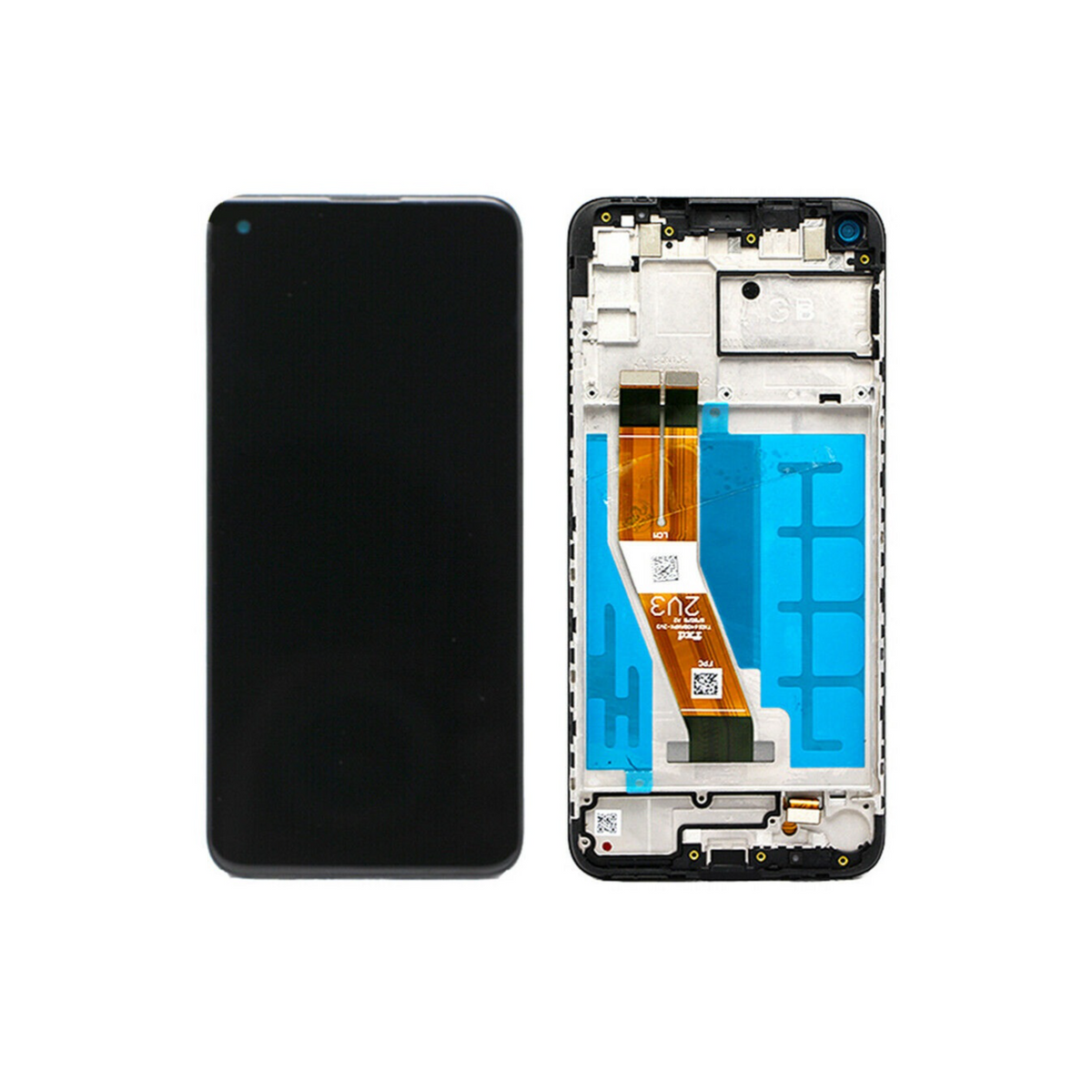 Écran complet avec châssis Galaxy A11 – Noir – Qualité d'origine