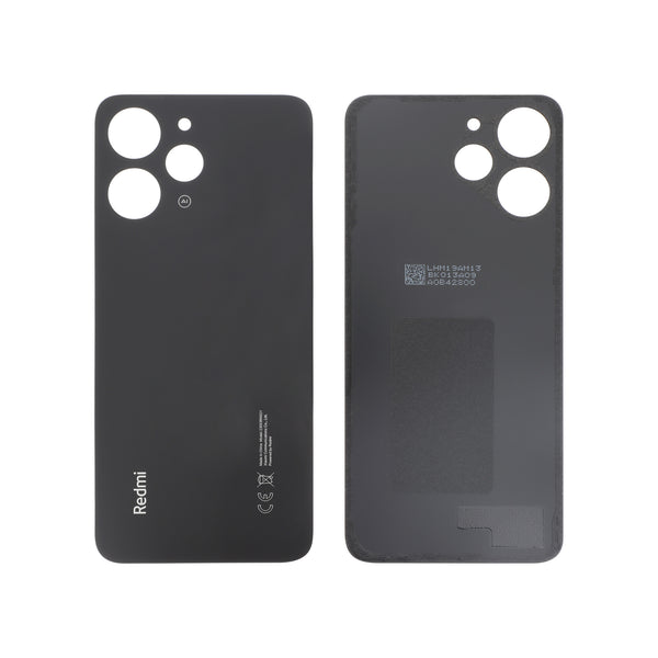 Vitre arrière Redmi 12 4G – Noir – Original Xiaomi (Service Pack)