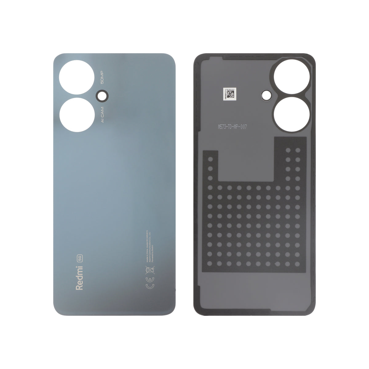 Vitre arrière Redmi 13C 5G – Bleu – Original Xiaomi (Service Pack)
