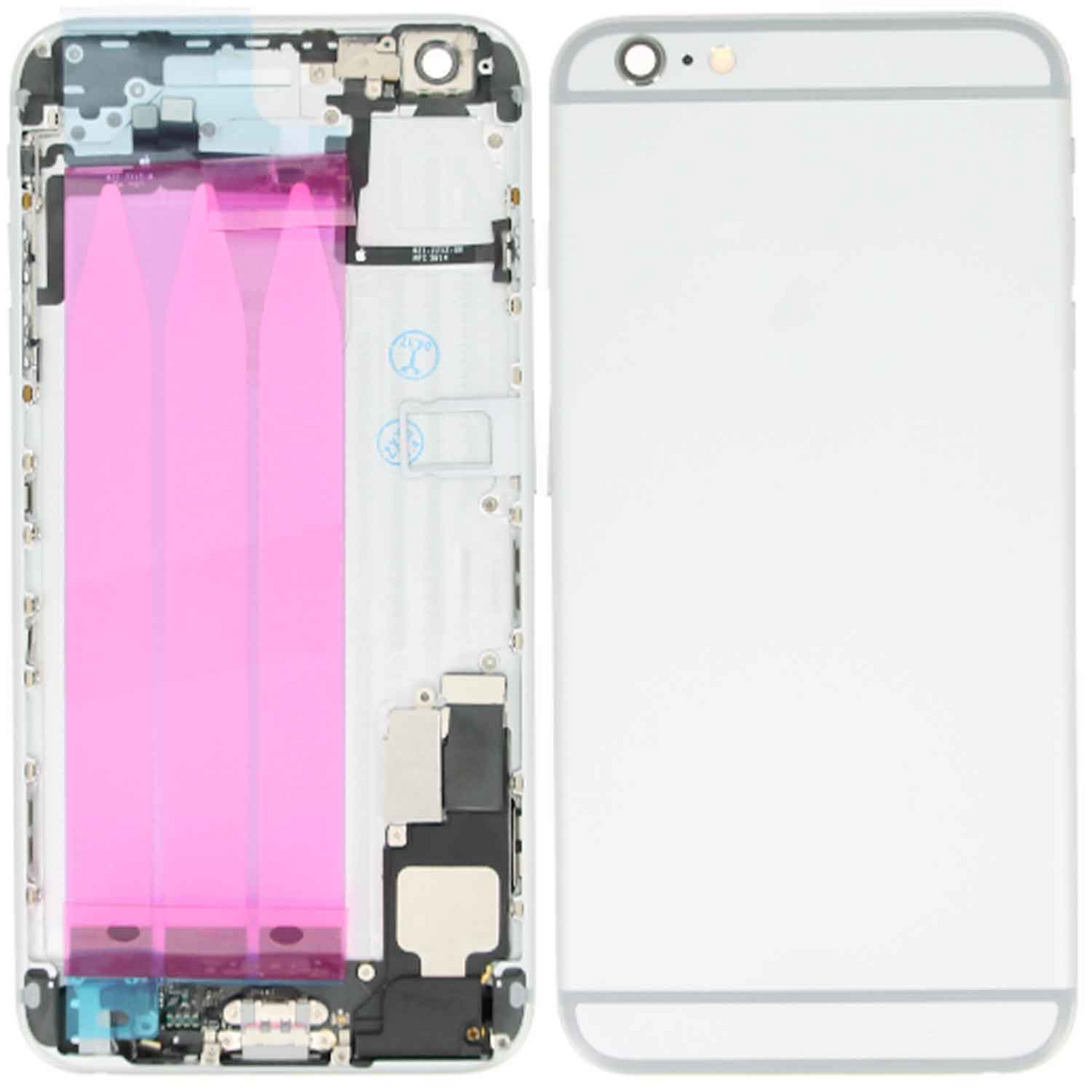 Châssis équipé iPhone 6S Plus – Argent – Compatible Premium