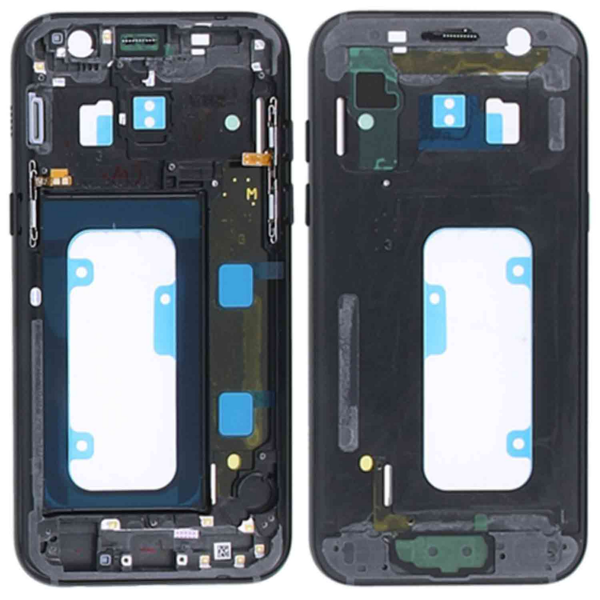 Châssis équipé Galaxy A3 2017 (Châssis) – Noir – Compatible