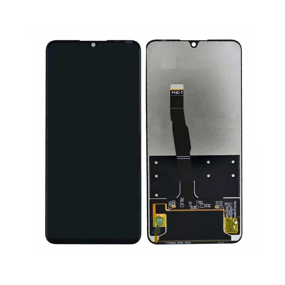 Écran complet Huawei P30 – Noir – Compatible OLED