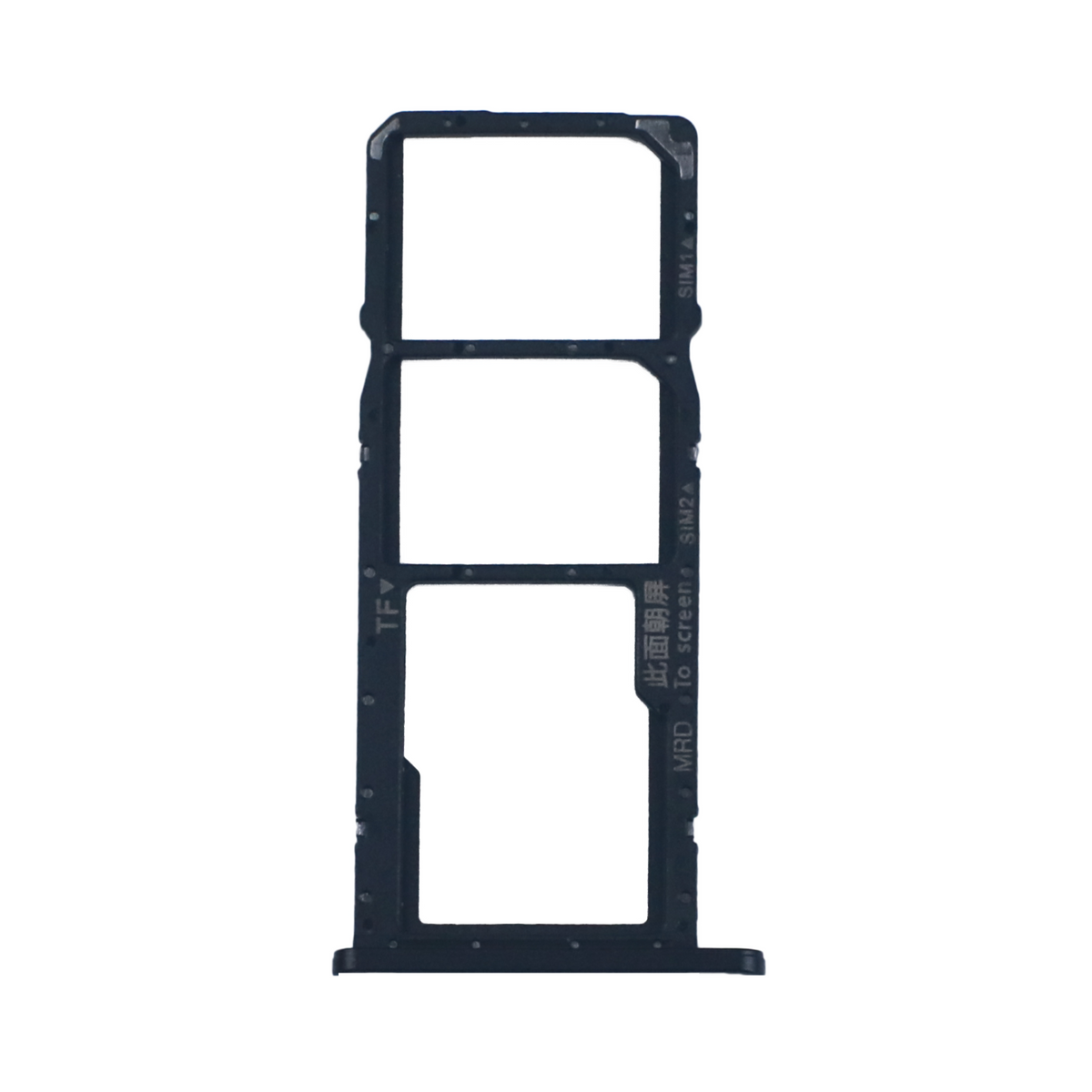 Tiroir SIM Honor 8A Huawei Y6 2019 – Noir – Compatible Premium