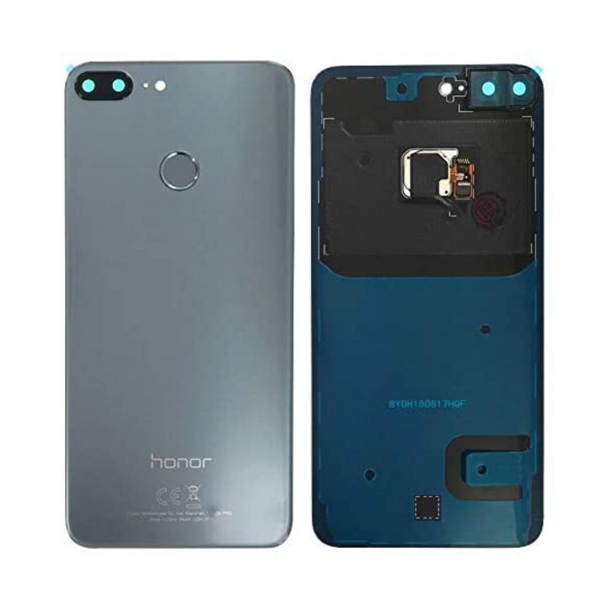Vitre arrière Honor 9 Lite – Argent – Compatible Premium