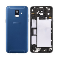 Vitre arrière Galaxy A6 2018 – Bleu – Compatible Premium