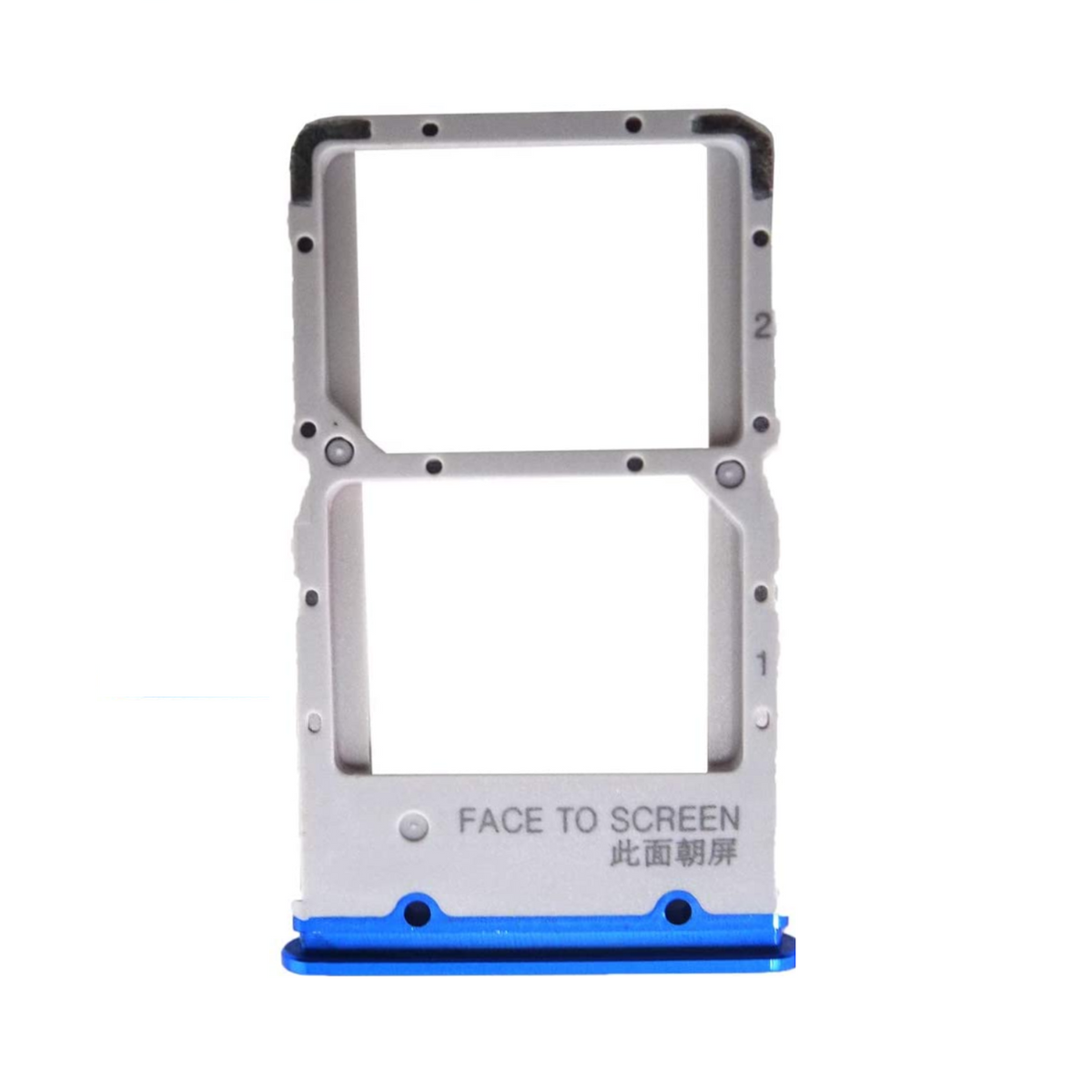 Tiroir SIM Xiaomi Mi 9T / Mi 9T Pro – Bleu glacier – Compatible Premium