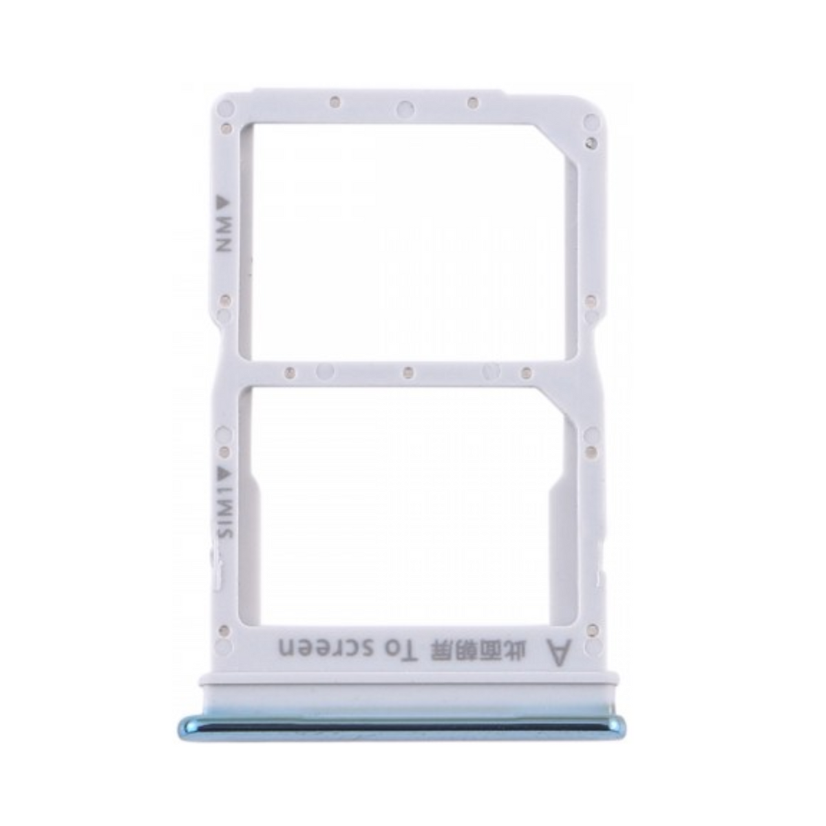 Tiroir SIM Huawei P Smart 2020 – Bleu aurore – Compatible Premium